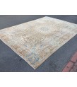 9x13 rug for living room, hand woven rug, 9'2 X 13'1 brown beige Persian area rug