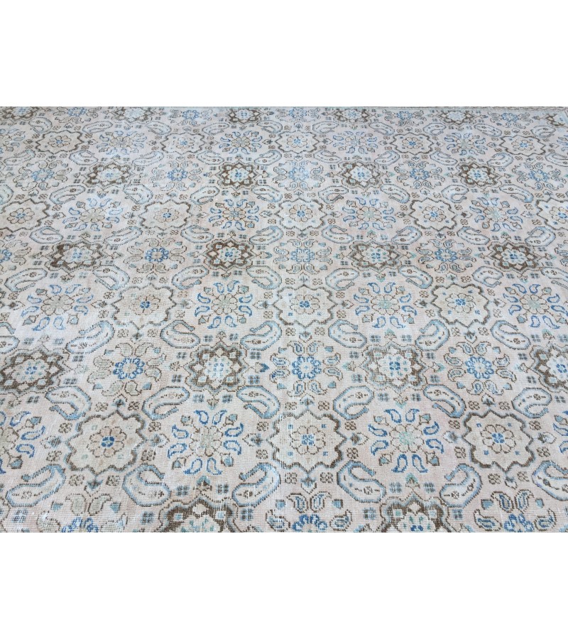 10x13 retro area rug, Persian living room rug, 9'6 X 12'7 woven rug