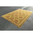 Turkish rug 6x9 , Living room rug 6'4 x 9'5 , yellow green Kitchen rug ,Oushak Rug, Vintage Rug, Anatolian Rug,Faded Rug