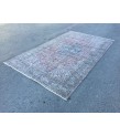 6x10 retro dining room rug, ,Boho Red Rug, 5'11 X 10' Bedroom Rug