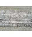 6x10 handmade wool rug, distressed rug, 6'1 X 9'11 dining room Rug