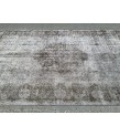 6x10 faded grey rug, vintage rug, , retro bedroom rug, 6'3 X 10' woven rug