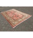 Fine Oushak rug 7x10 , Area rug , Turkish rug , Vintage Bedroom Rug 6'7 X 9'10 , Soft wool rug