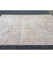 7x10 faded pattern rug, Handmade rug, area rug, 6'7 X 9'11 Vintage rug, Living room rug
