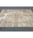 6x9 home decor rug, distressed rug , handmade Rug , 6'3 X 9'1 Living room rug , Boho Rug