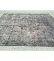 9x12 distressed area rug, Turkish Vintage rug , 9'5 X 11'9 bedroom Rug ,Woven rug