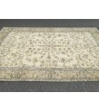 7x10 bed plan rug, Turkish handmade rug, 6'9 X 10'4 retro rug