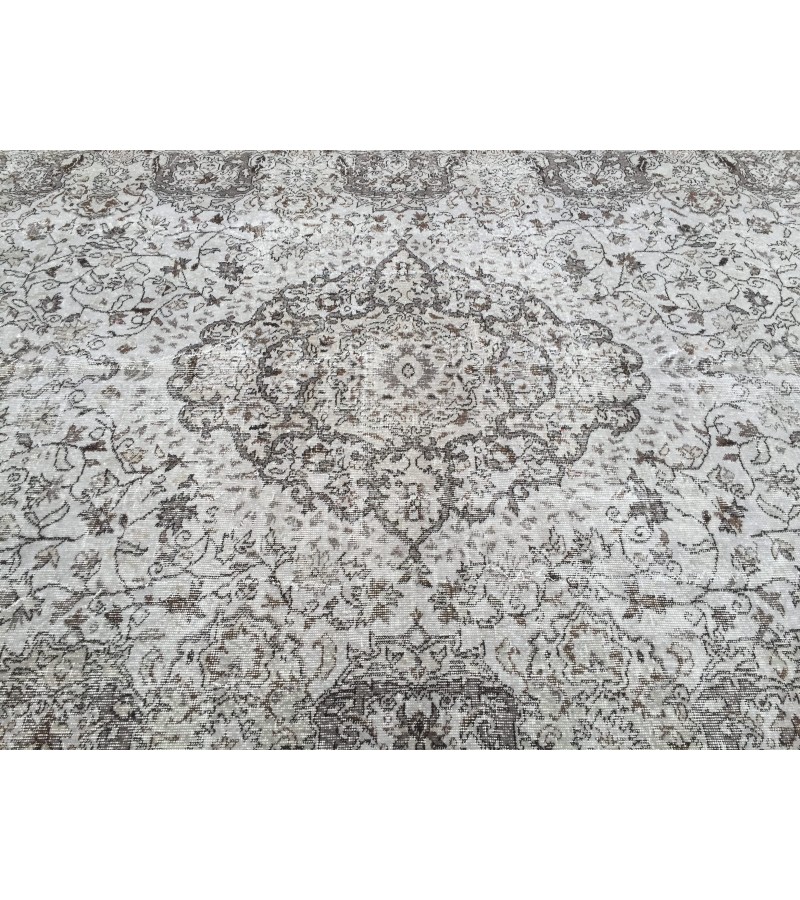 7x11 vintage dining room rug, area rug, 6'9 X 10'9 Turkish living room rug