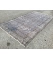 6x11 Turkish Vintage rug, grey rug, 5'10 X 10'7 Handmade rug, Home decor rug