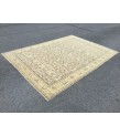 7x9 dining room rug , retro kitchen rug , vintage Turkish rug, , 6'8 X 9'5 Area Rug
