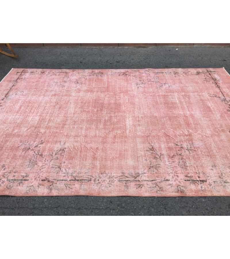 7x11 home decor rug, rug for living room, 6'8 X 10'6 pastel area rug