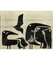 Wings and Weavings: Bird's Portrait on Rug