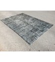 7x10 Black Turkish Rug , faded bedroom rug, 6'11 X 10'3 Rug for living room